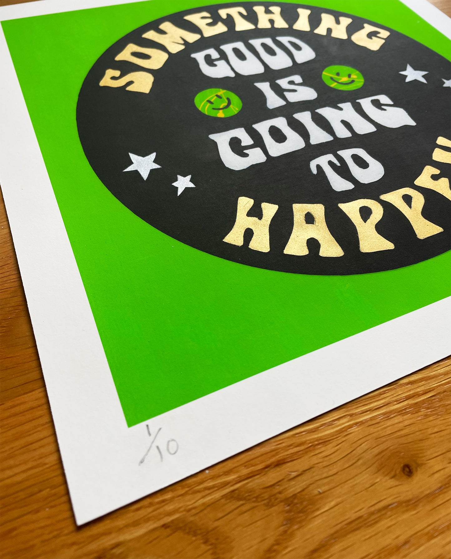 Something Good Square Handfinished Limited Edition Prints