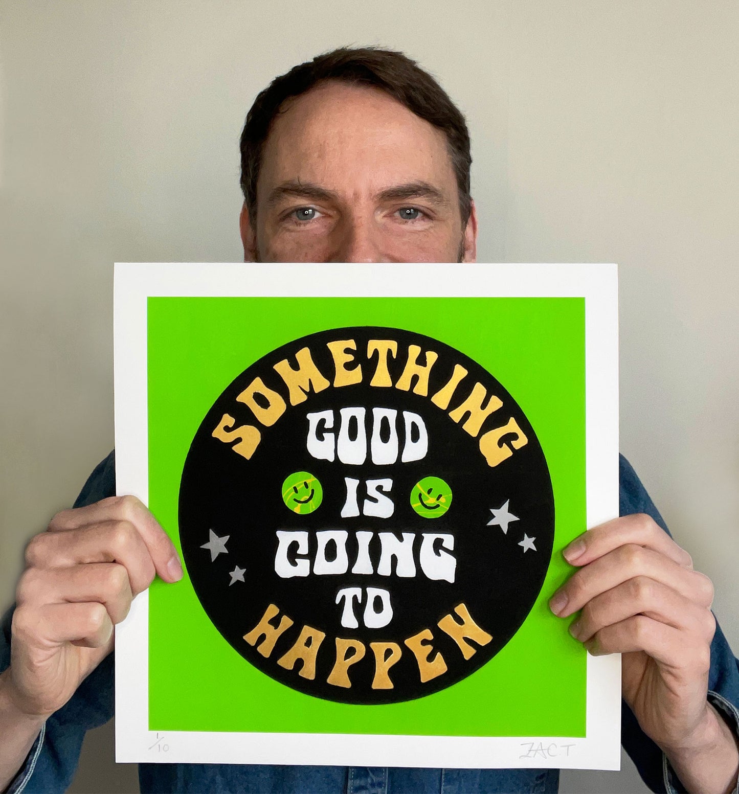 Something Good Square Handfinished Limited Edition Prints