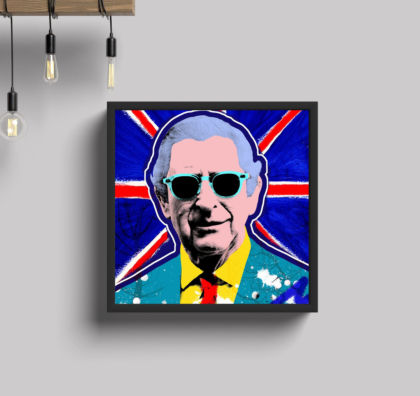 King Charles Pop Art Print | Coronation Memorabilia | Coronation Souvenir Poster