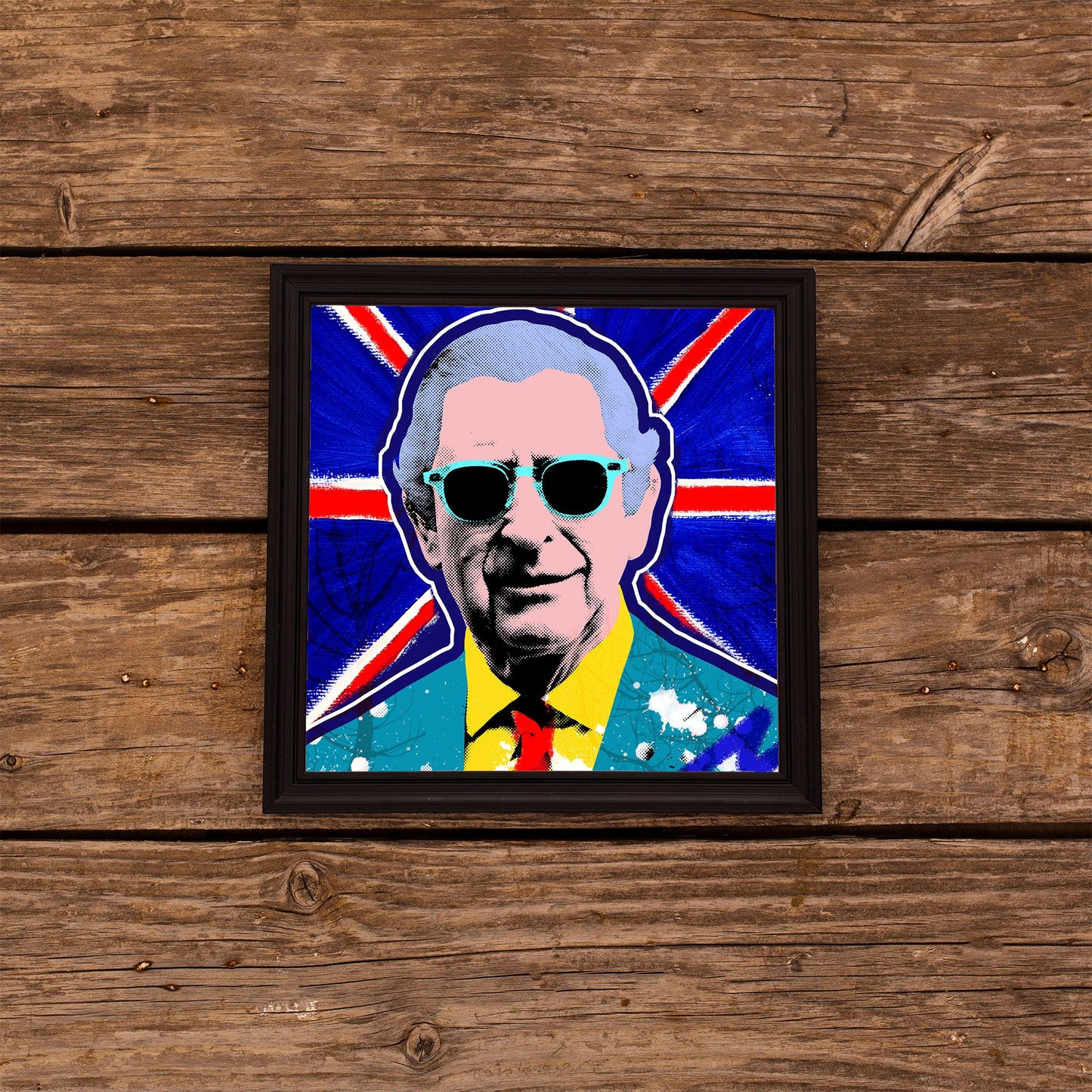King Charles Pop Art Print | Coronation Memorabilia | Coronation Souvenir Poster
