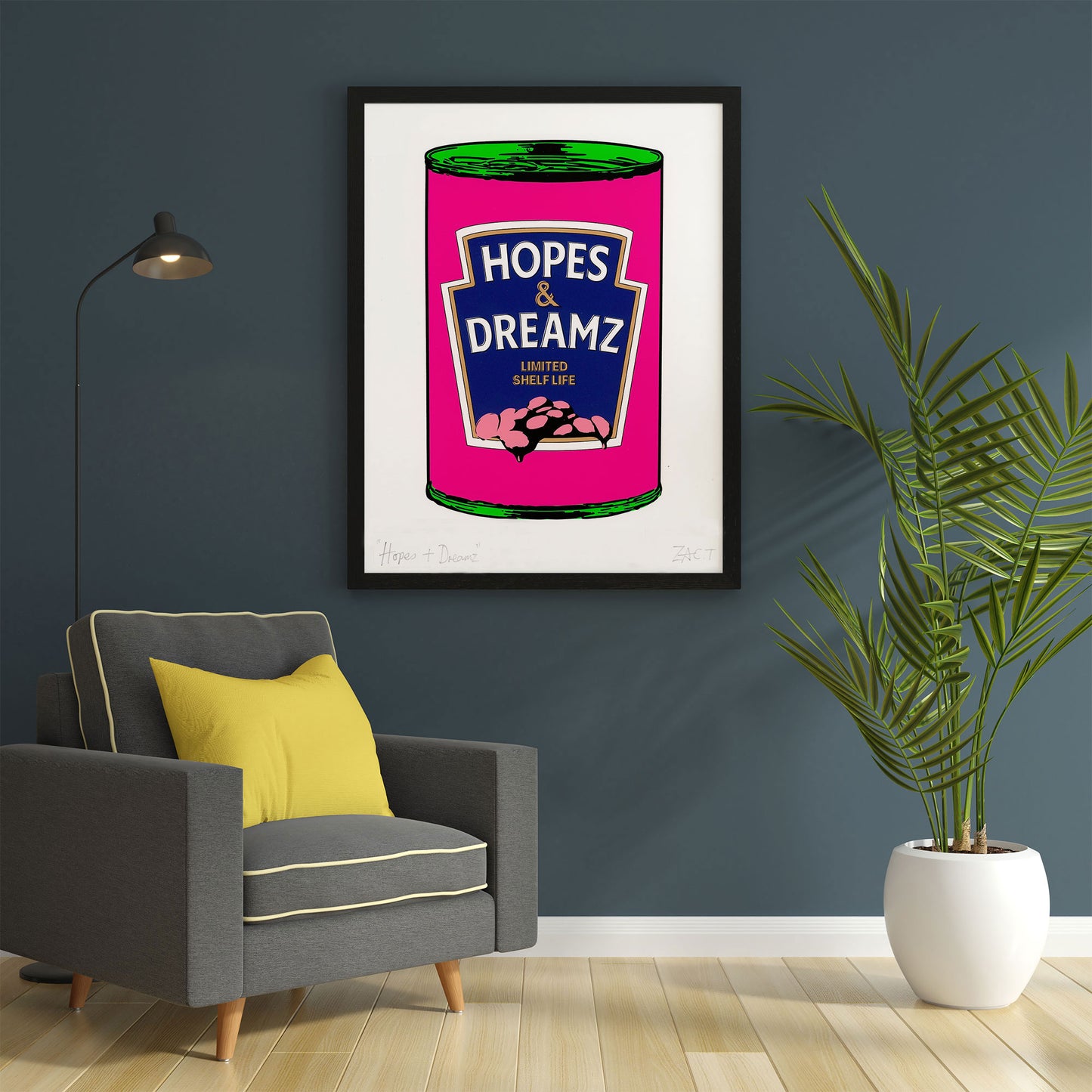 Baked Beans Parody Pop Art | Warhol Campbells Pop Art | British Wall Art | Signed Giclee Print