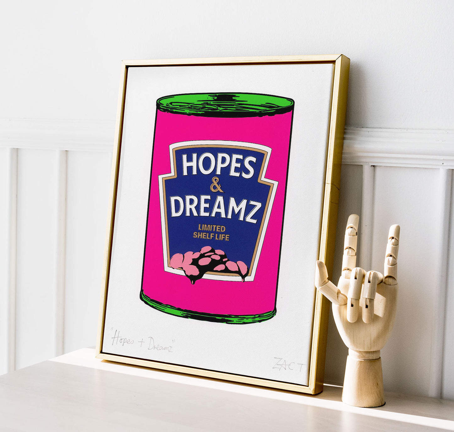 Baked Beans Parody Pop Art | Warhol Campbells Pop Art | British Wall Art | Signed Giclee Print