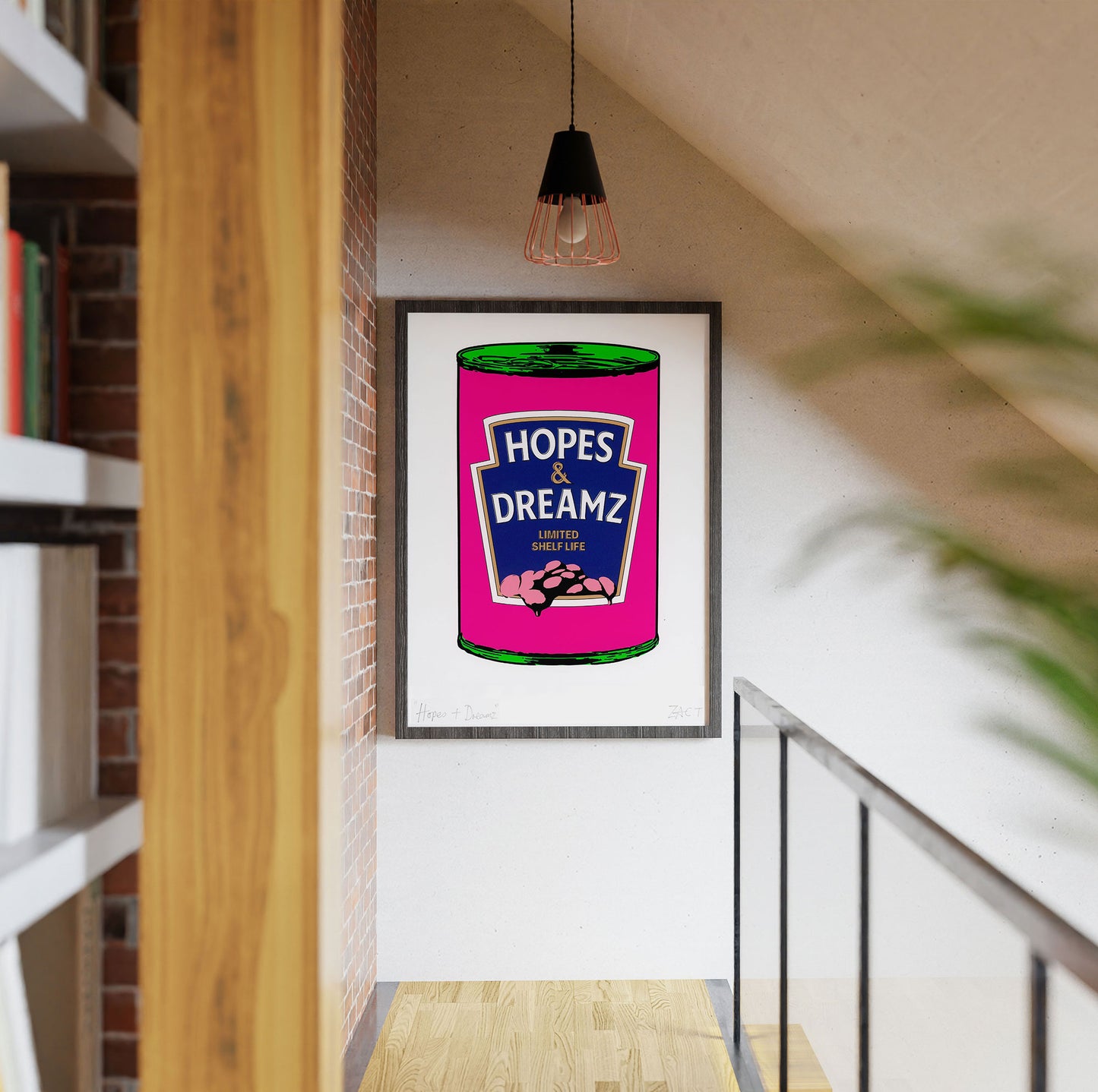 Baked Beans Parody Pop Art | Warhol Campbells Pop Art | British Wall Art | Signed Giclee Print