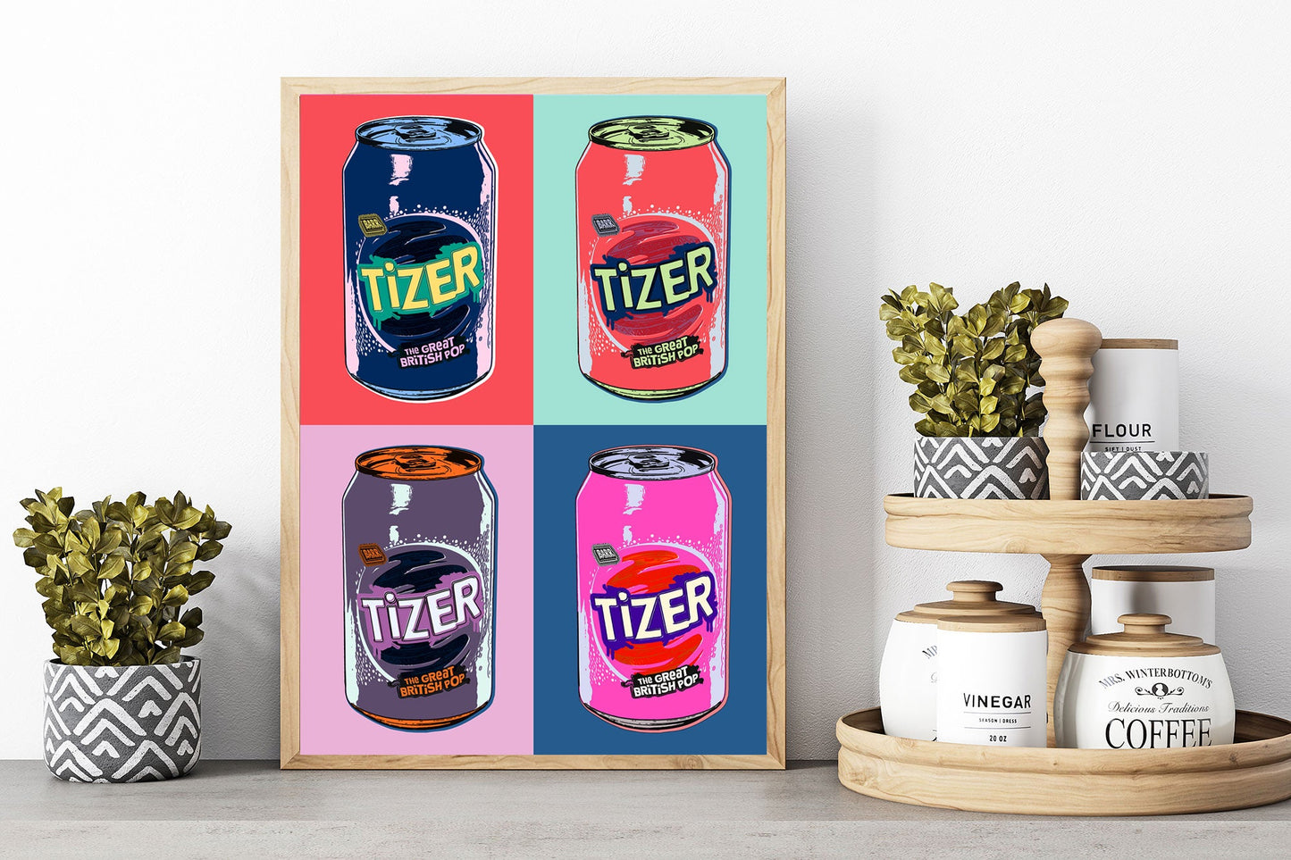 Warhol Pop Art Tizer Print | Kitchen Print
