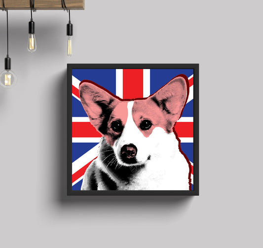 Warhol Corgi Pop Art Print | Royal Pop Art