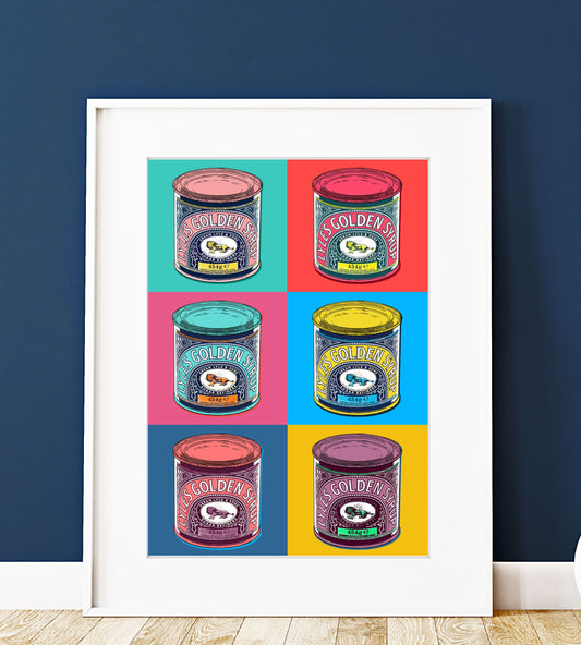 Warhol Golden Syrup Pop Art Print | Kitchen Art