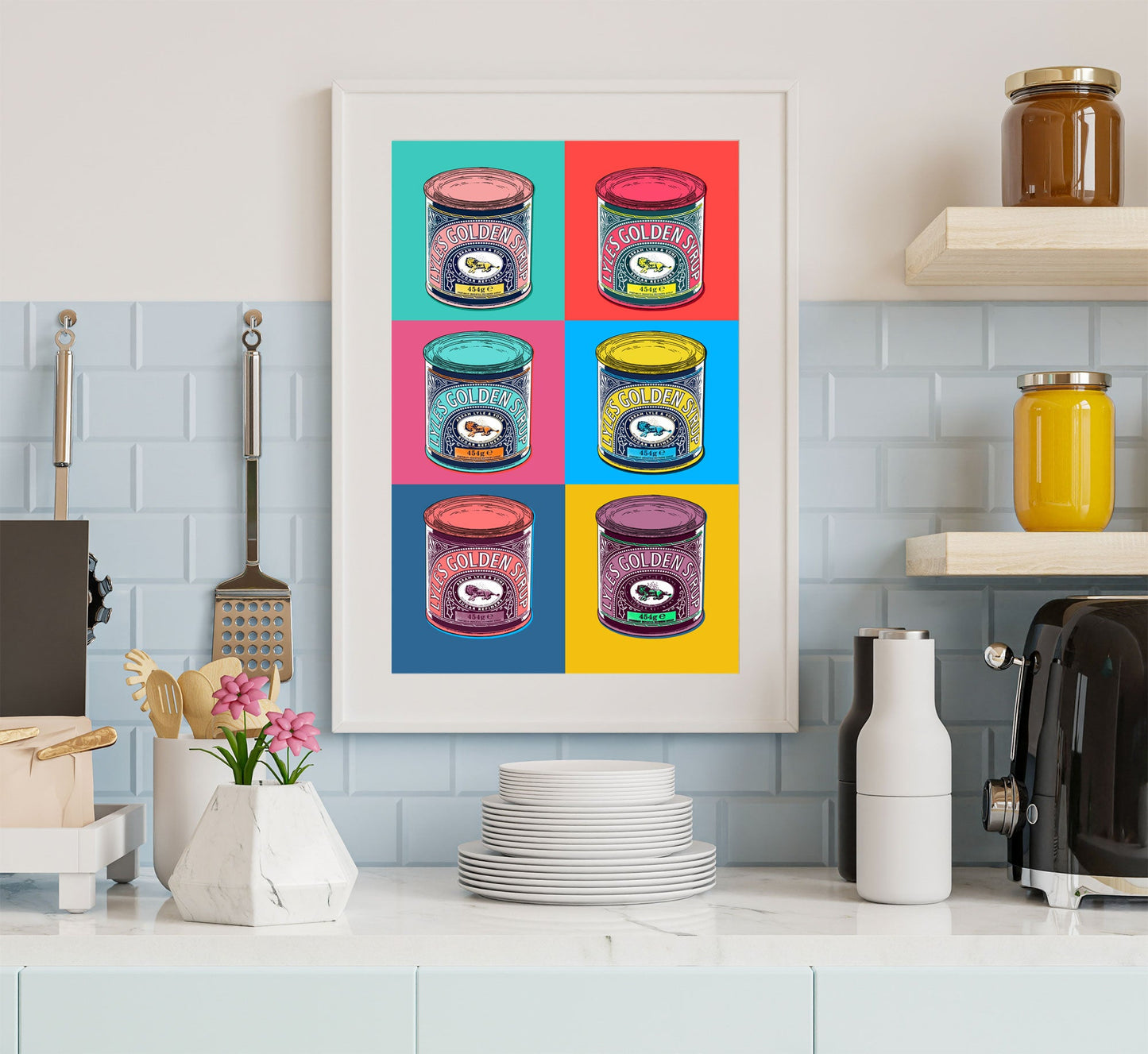 Warhol Golden Syrup Pop Art Print | Kitchen Art