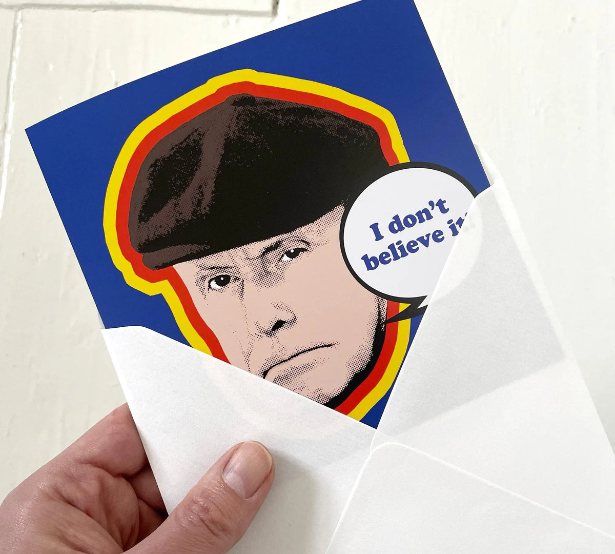 Victor Meldrew Greetings Card | "I Don't Believe It!" | Pop Art Birthday Card