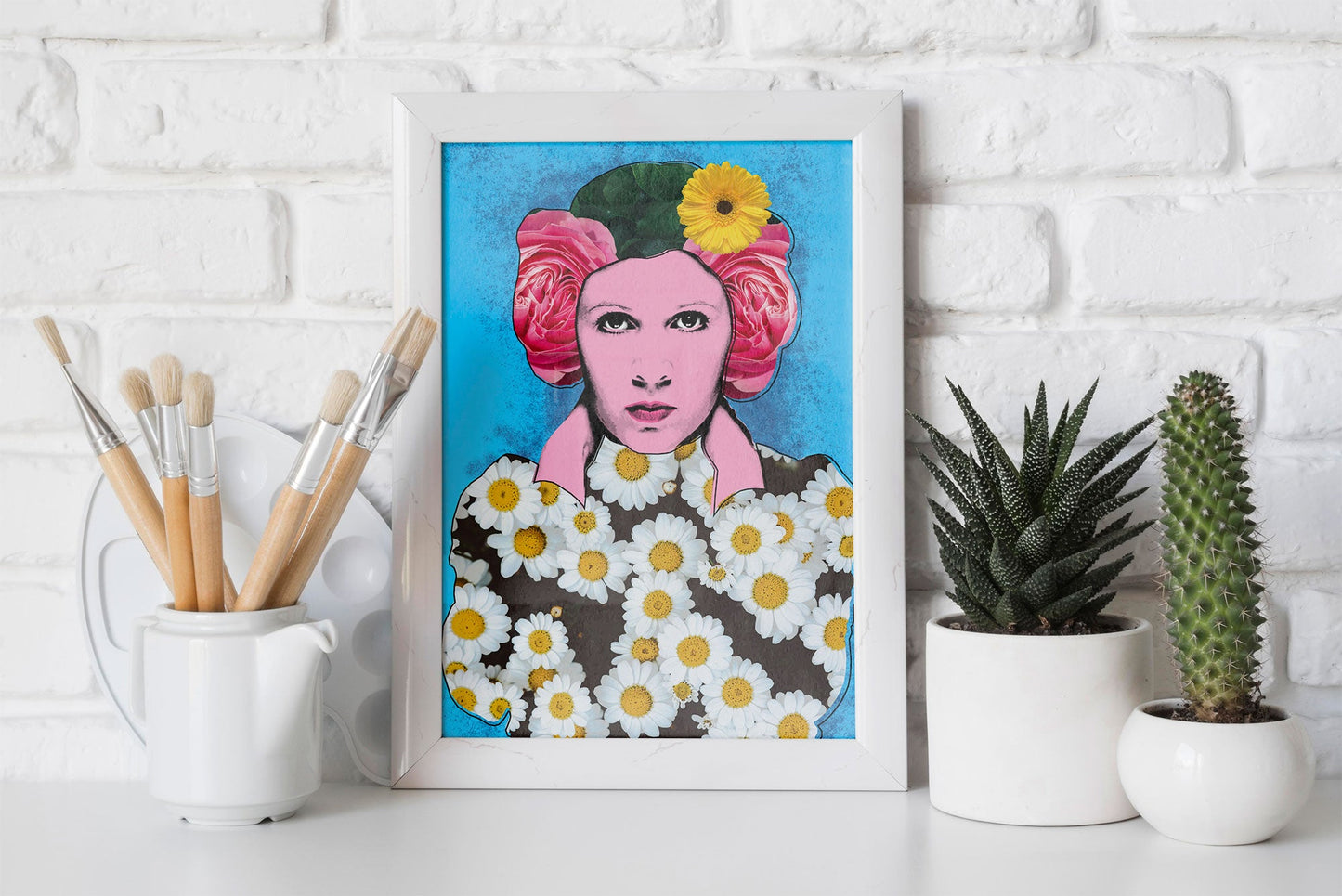 Warhol Princess Leia Pop Art Print | Star Wars Pop Art | Film Wall Art