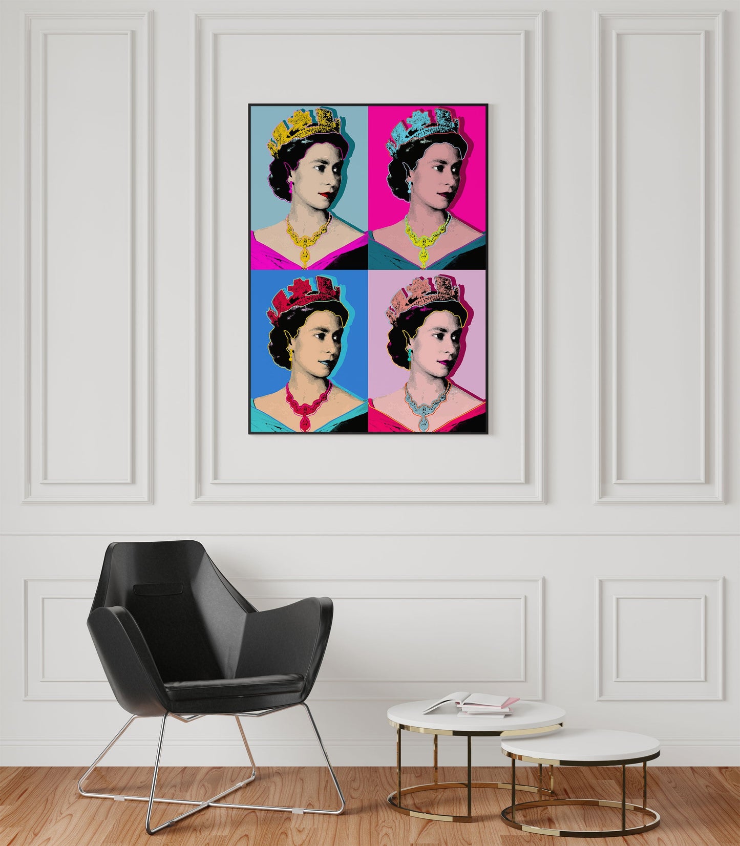 Warhol Queen Elizabeth Pop Art Print | Commemorative Art