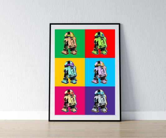 R2 D2 Star Wars Pop Art Print