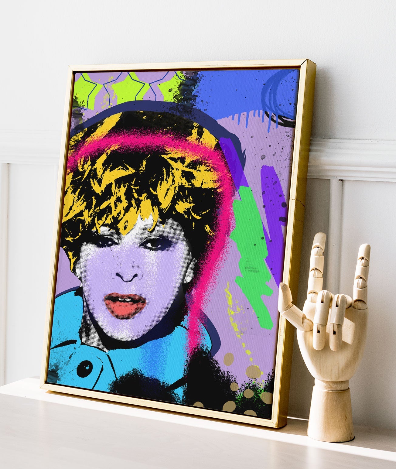 Tina Turner Commemorative Digital Pop Art Print | Music Pop Icons